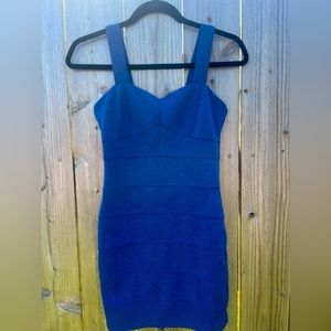 Vintage Blue Mini with pleats